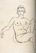 Henri Matisse Nude sitting oil painting